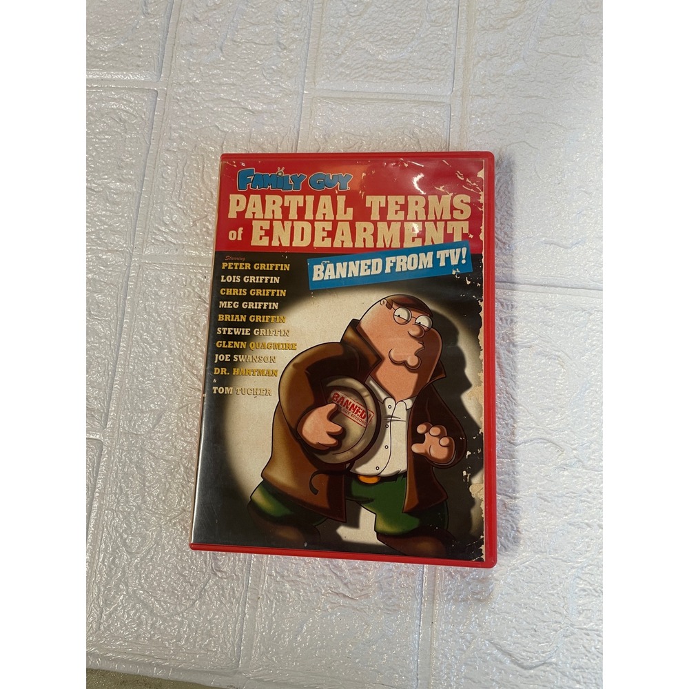 Family Guy Partial Terms of Endearment DVD Banned Episode 2010 Red Case FOX